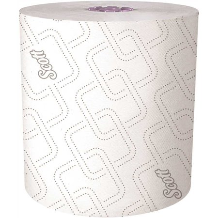 SCOTT White Fast Change, Unperforated Essential Hard Roll Paper Towels , , , 6PK 02001